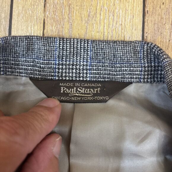 Paul Stuart Blazer Sport Coat 46L Extra Long - Picture 7 of 9